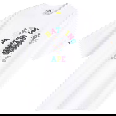 T-shirt BAPE Bathing Ape Neon Camo College T-Shirt, Size Large Vit | 001TEL301038M-WHT, 1