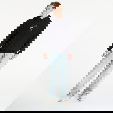 Sweatshirt Brain Dead Logo Head Hoodie Black Svart | BDF24T09004530BK01, 4