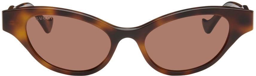 Solglasögon Gucci Cat-Eye Brun | GG1298S, 0