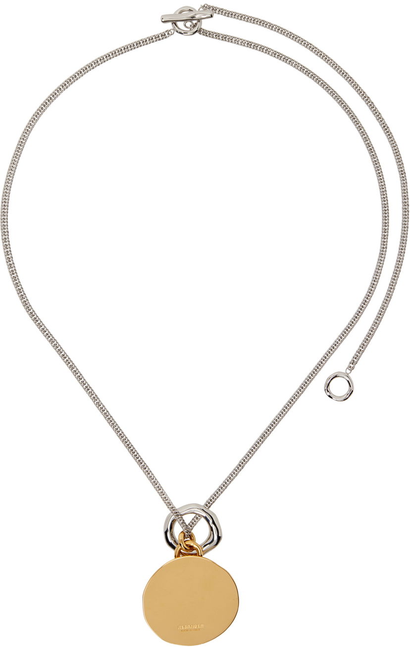 Halsband Jil Sander Pendant Necklace Grå | J30UU0036_P4877