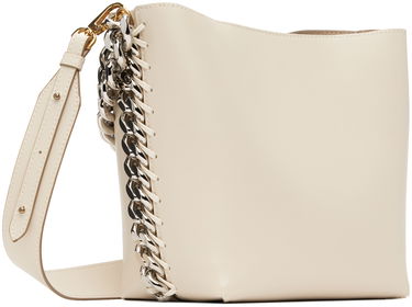 Axelväska Stella McCartney Bucket Bag With Chain Vit | 7B0033W8839, 2