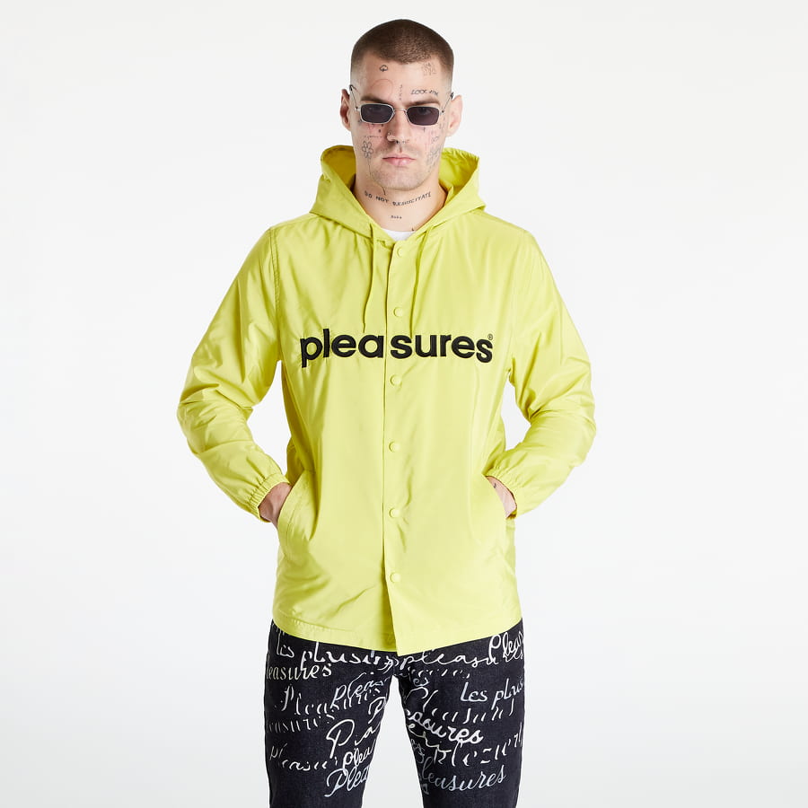 Jacka Pleasures Keys Coaches Jacket Gul | P22F015 YELLOW, 0