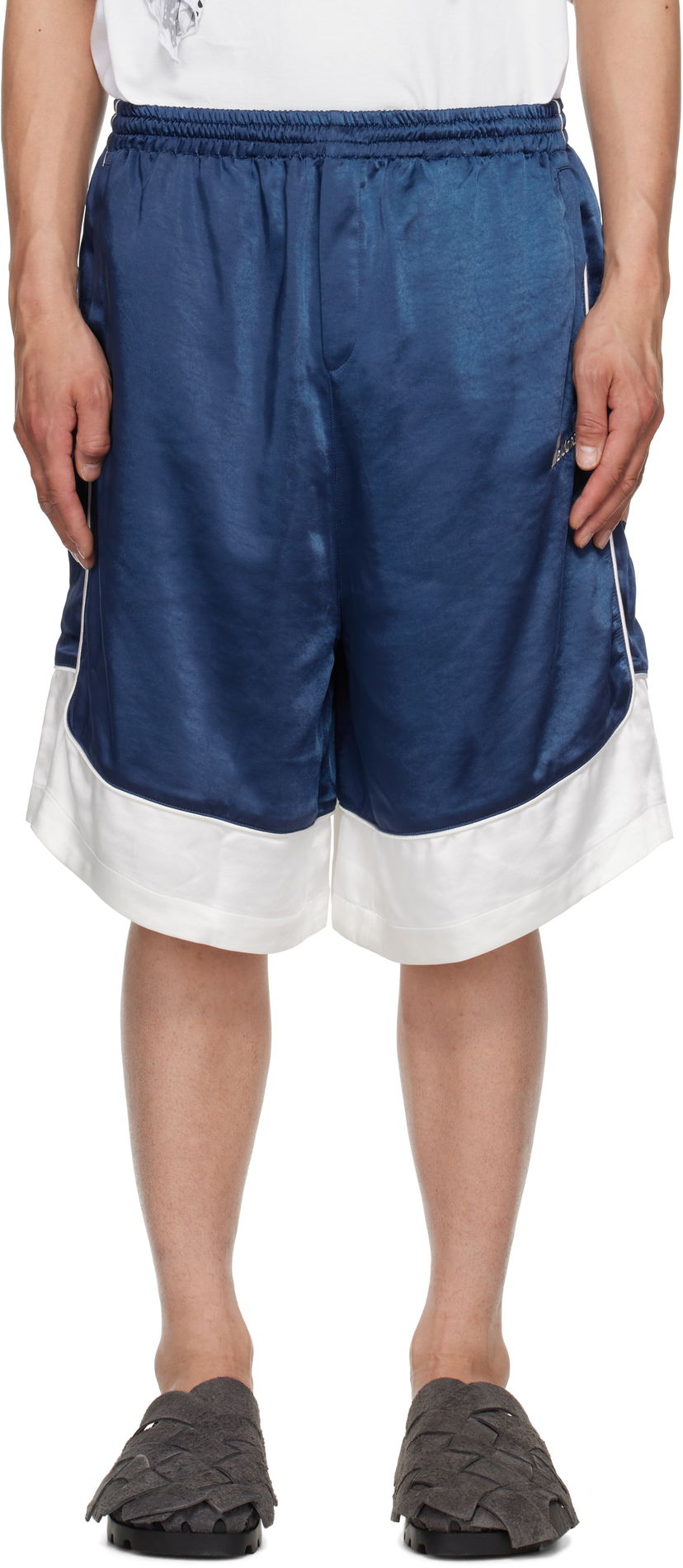 Shorts We11done We11done Selldone Track Shorts Blå | WD-TA1-25-703-U-NV