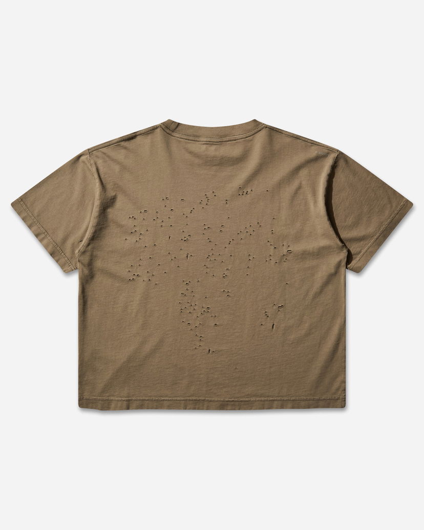 T-shirt Satisfy MothTech T-Shirt with Holes Brun | 21002 91A04