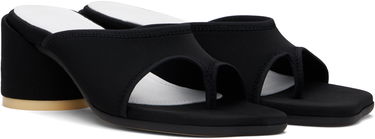 Kläder Maison Margiela MM6 Maison Margiela Scuba Lycra Heeled Sandals Svart | S66WP0086 P5561, 3