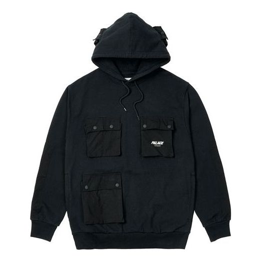 Sweatshirt Palace Multiple Pockets Hoodie Svart | P20CS045