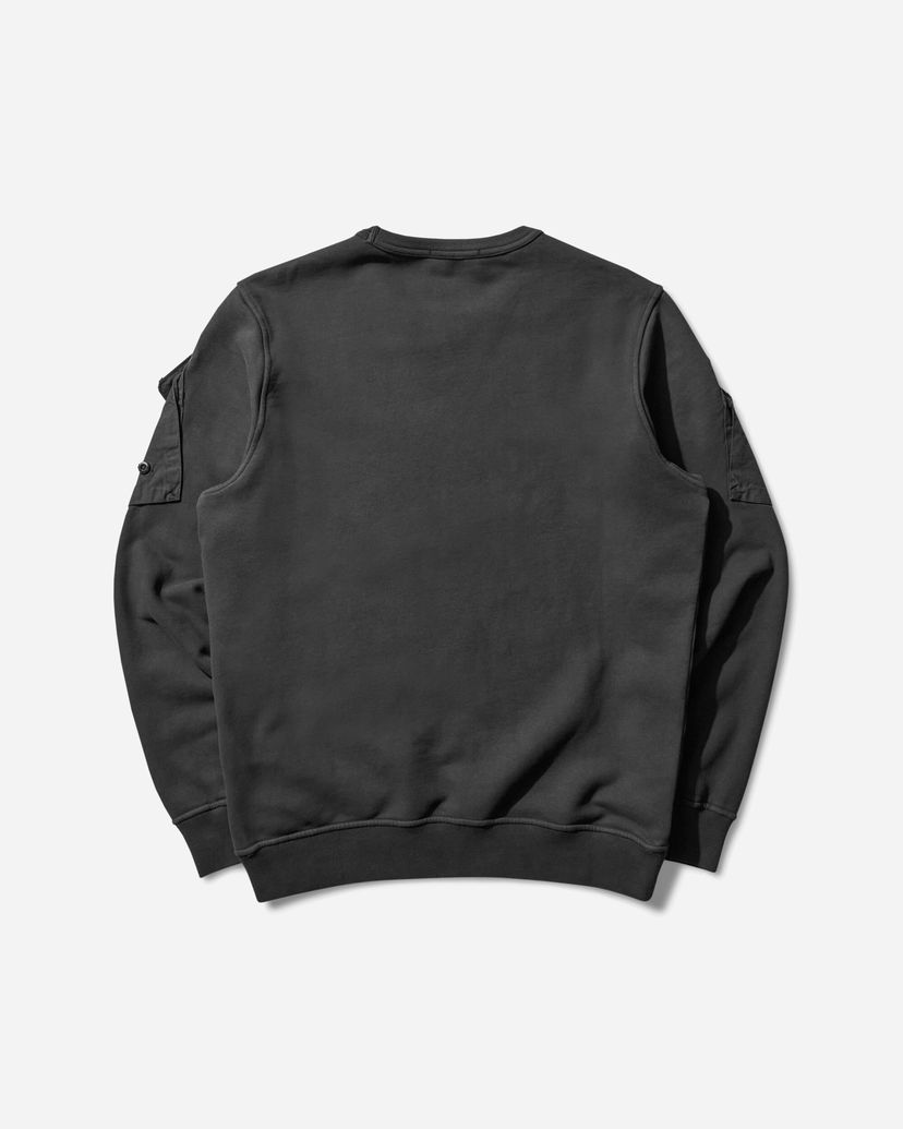 Sweatshirt Stone Island Crewneck Sweatshirt with Sleeve Pockets Svart | K2S15-6100008-S0A20 V0029