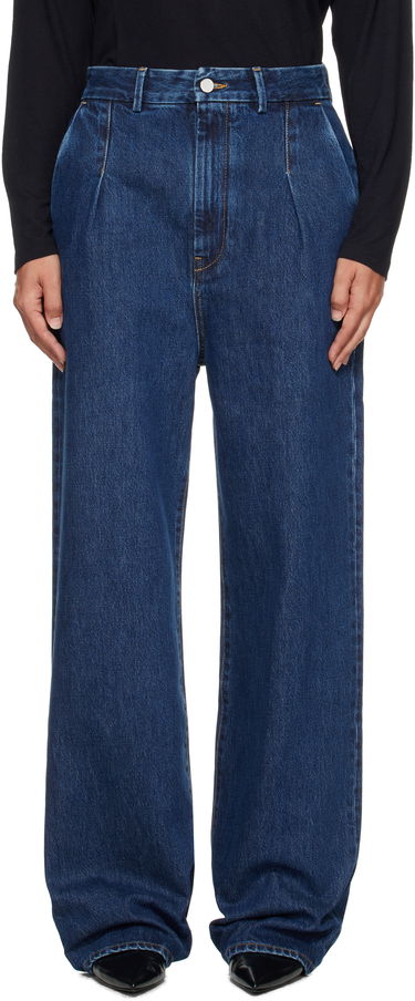 Jeans Loulou de Saison Loulou de Saison Attu Pleated Jeans Blå | ATTU LDS, 0