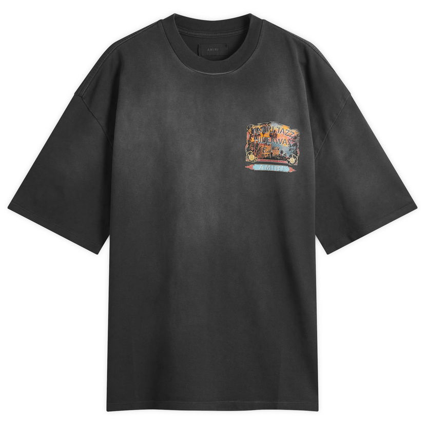 T-shirt AMIRI AMIRI Jazz Hideaway Graphic Tee, Size Large Svart | AMJYTE1165-001