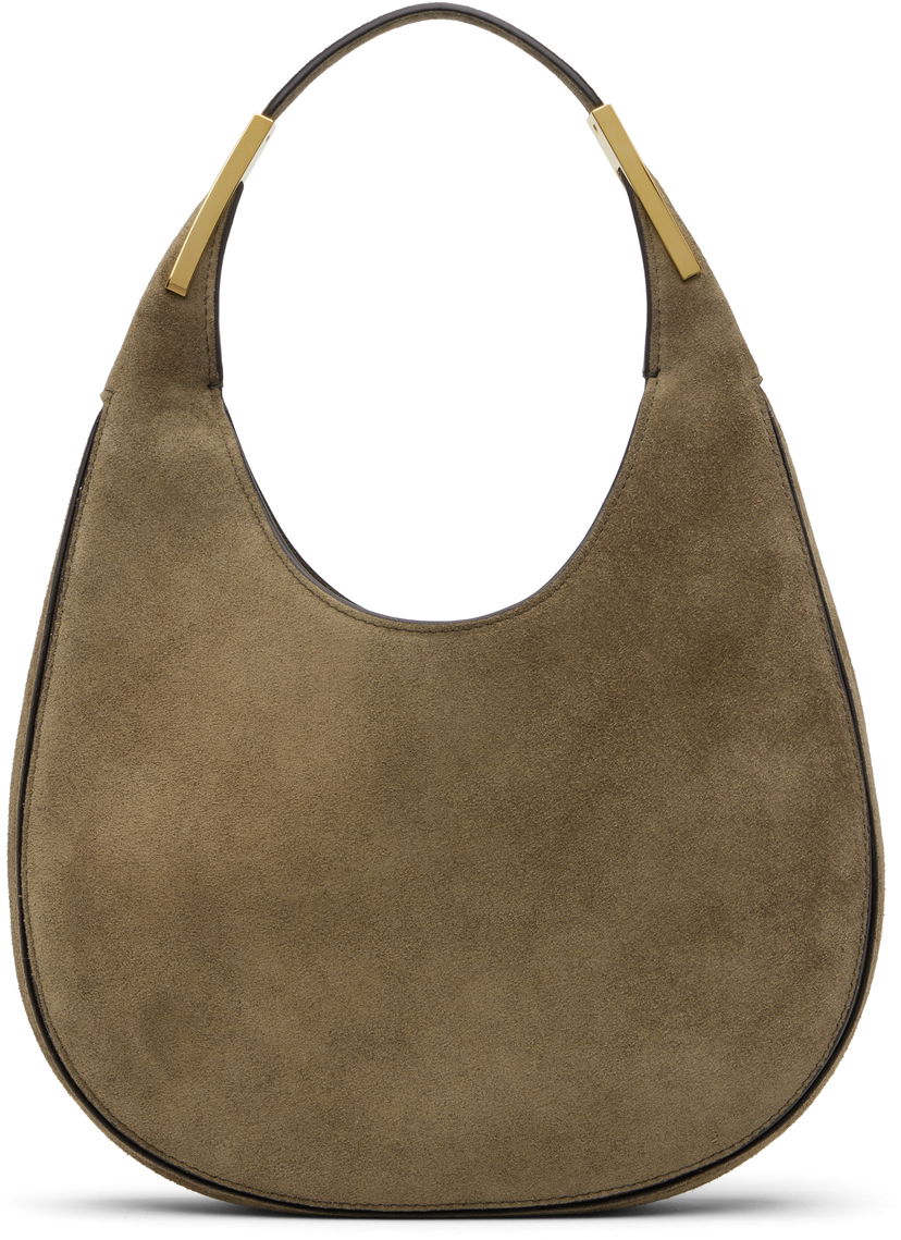 Axelväska Savette Savette Small Florence Suede Shoulder Bag Grön | H-036-03-03