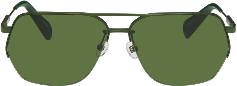 Solglasögon Jacquemus Aviator Sunglasses Grön | JAC67C4SUN