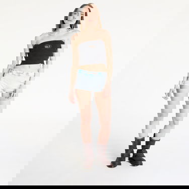 Crop top Diesel Diesel M-Clarksvillex-C Knitted Tube Top Svart | A14813_0AKBQ Black, 4