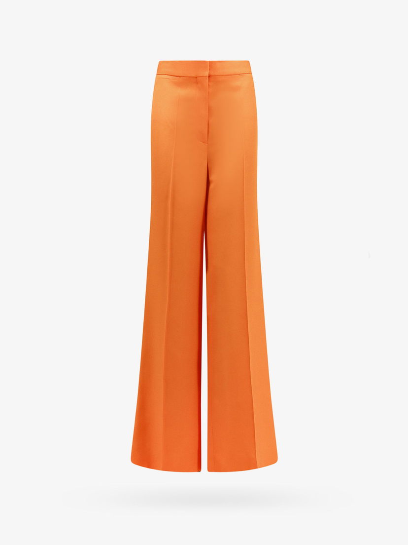 Byxor Stella McCartney Wide Leg Trousers Orange | 6400933DU7017501