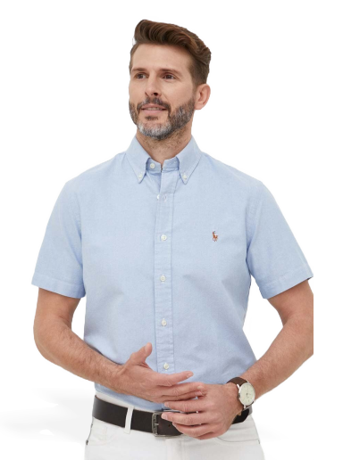 Skjorta Polo by Ralph Lauren Button-Down Shirt Blå | 710850782
