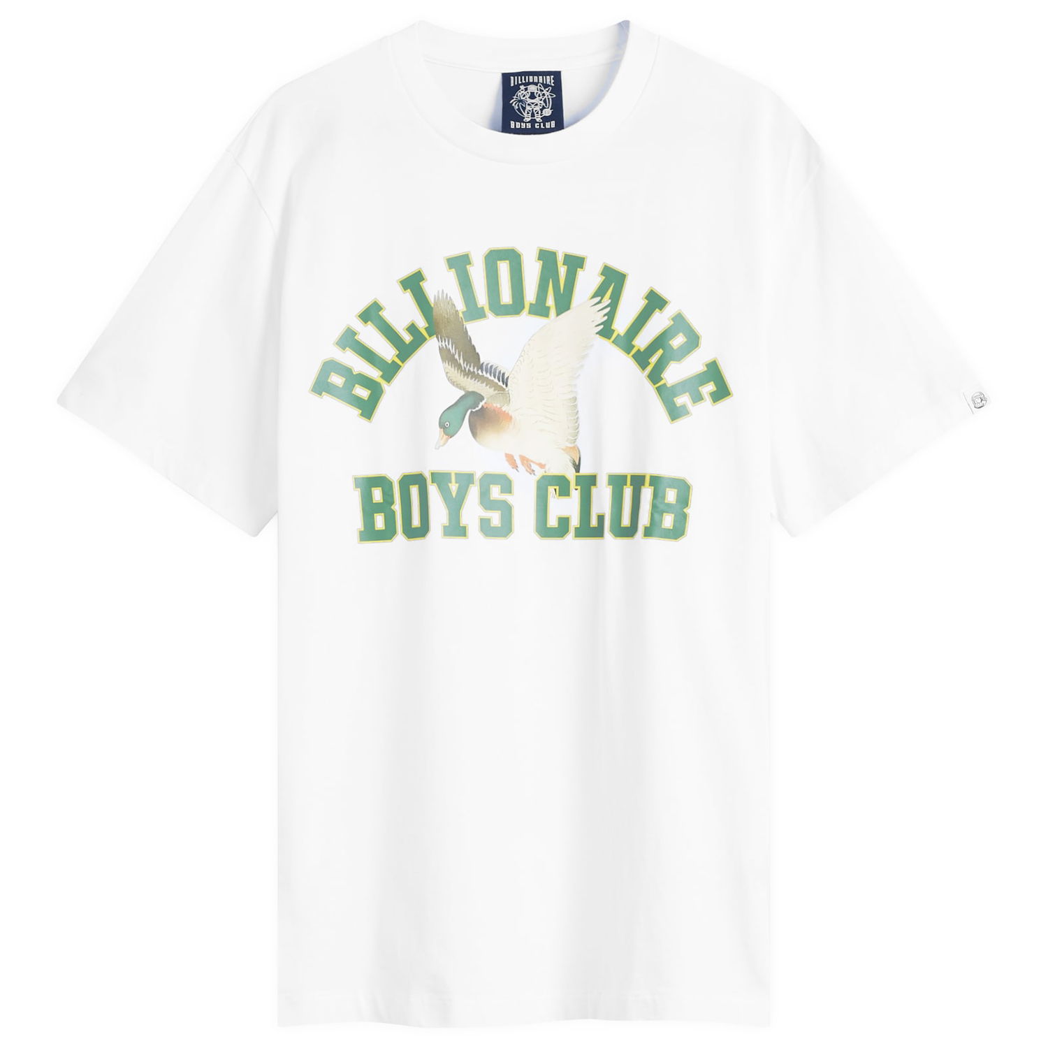 T-shirt BILLIONAIRE BOYS CLUB Duck Varsity Graphic T-Shirt White - Size Large Vit | B24465-WHT, 0