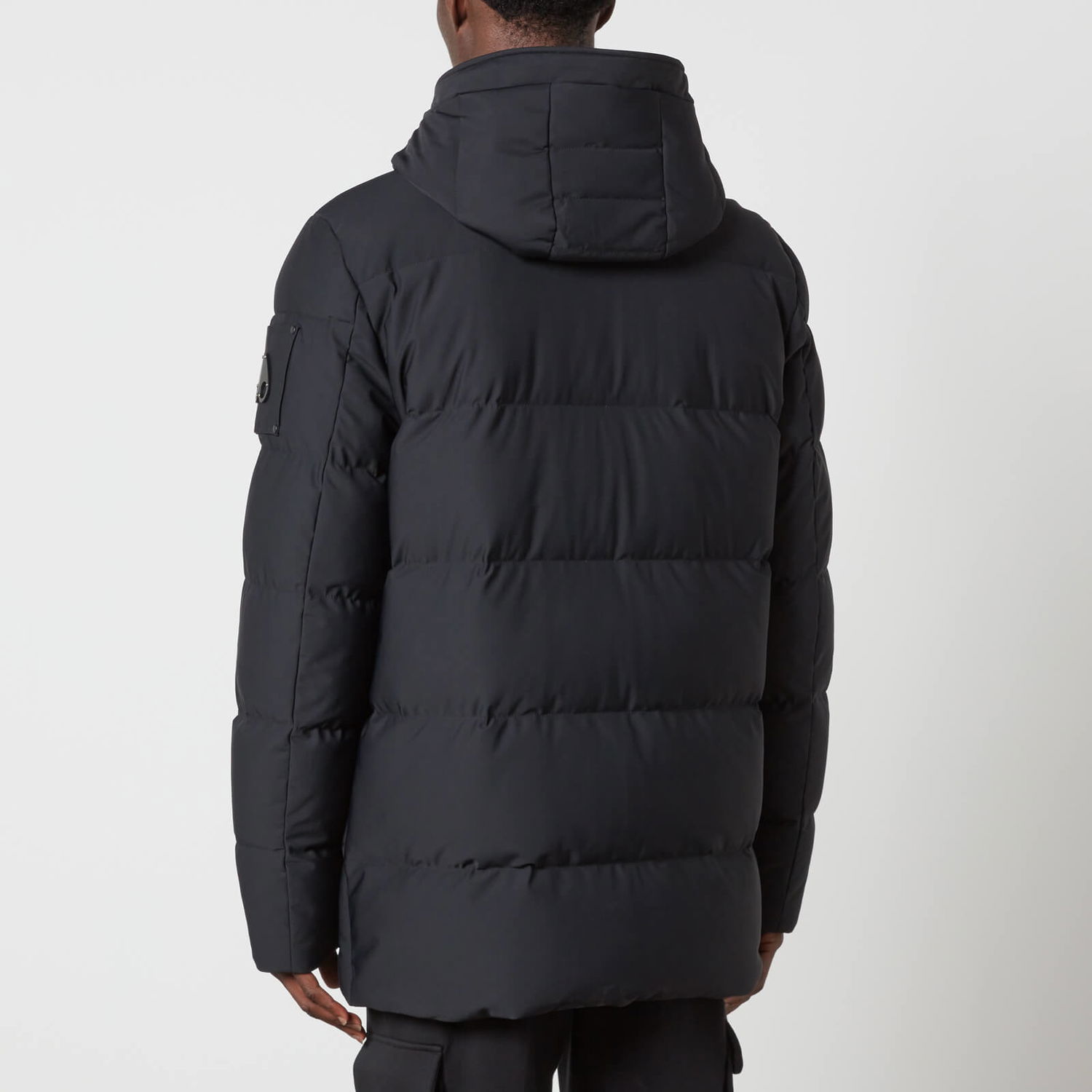 Parkas Moose Knuckles Nylon Blend Down Coat Svart | M32MJ152-292, 1