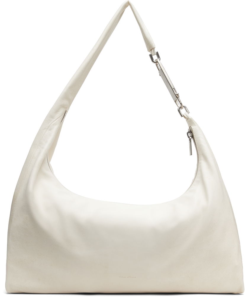 Axelväska Rick Owens Concordians Cropped Gemini Bag Vit | RR02E1428 LBH