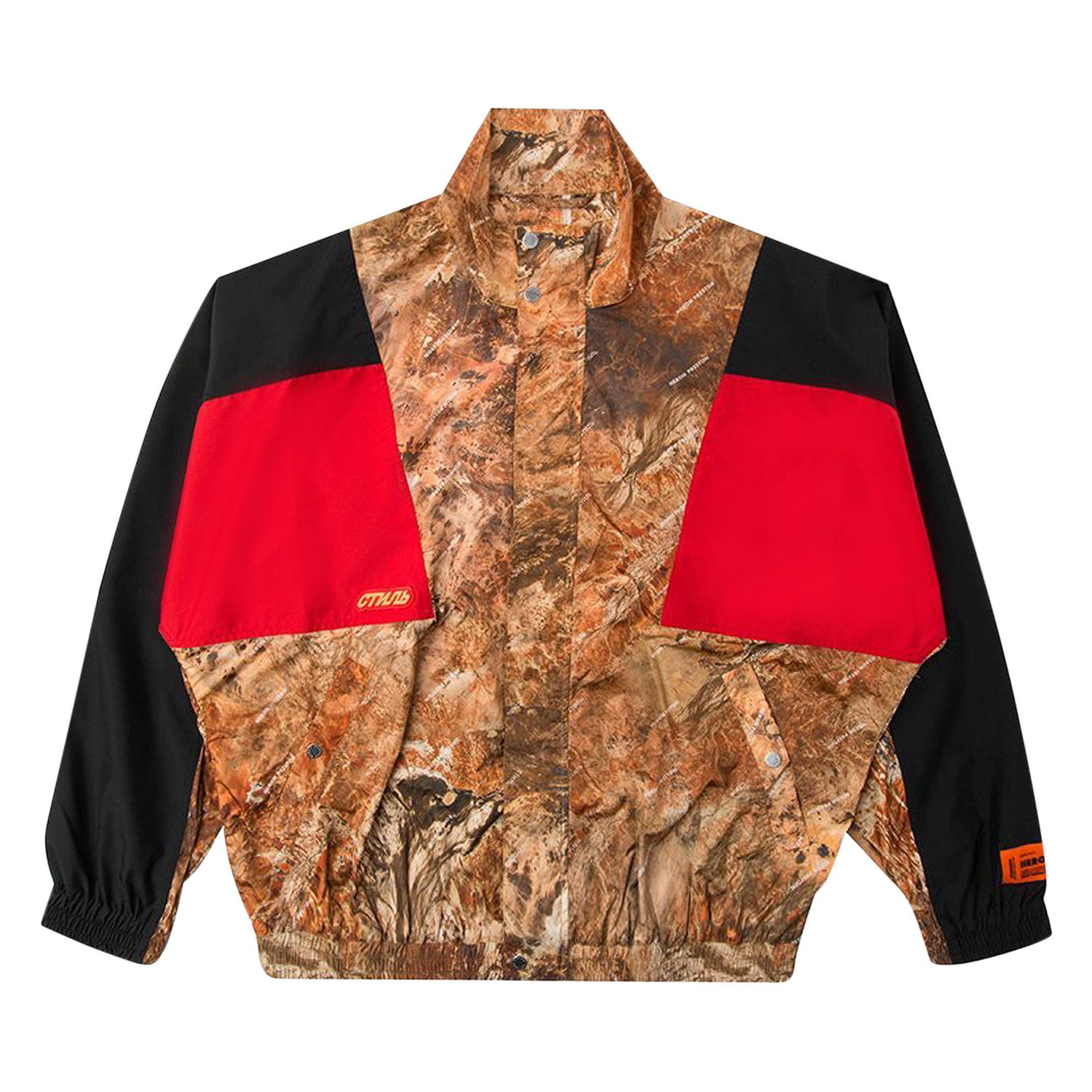 Jacka HERON PRESTON Camouflage Track Jacket Röd | HMEA026S197410138888, 1