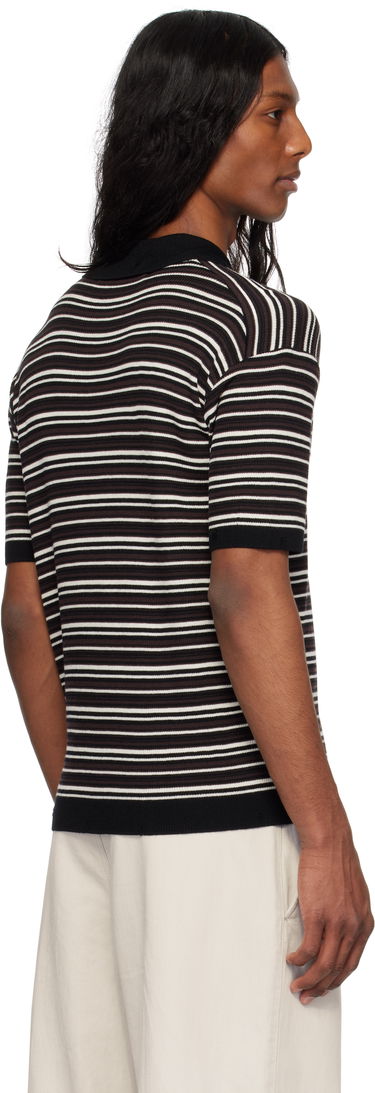 Polotröja Andersson Bell Andersson Bell Striped Sweater Polo Svart | atb1286m, 2