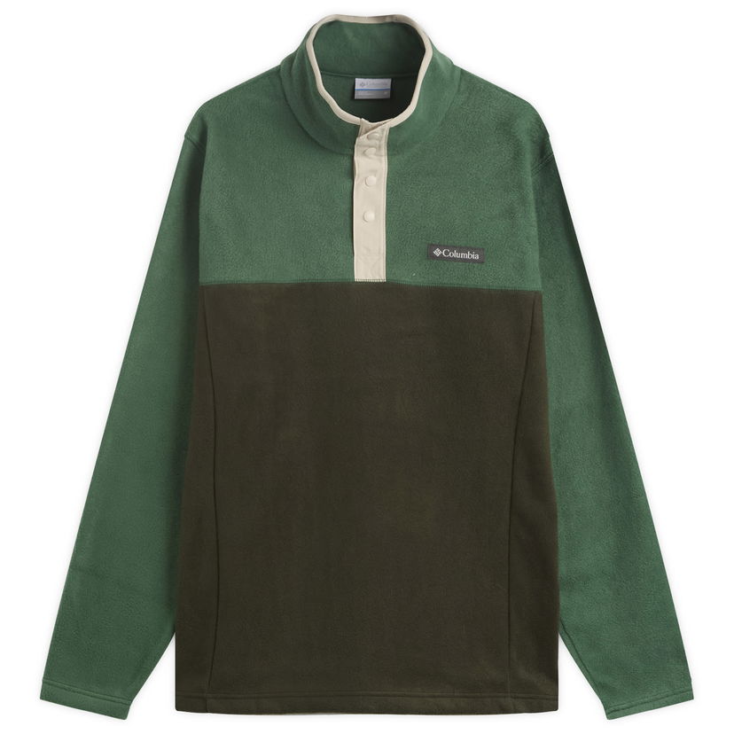 Sweatshirt Columbia Steens Mountain Half Snap II Fleece Grön | 2097721-367