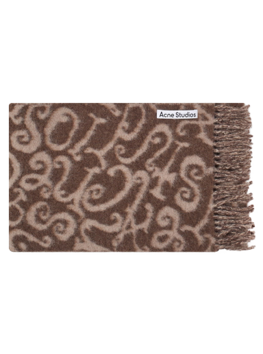 Halsduk Acne Studios Volf Monogram Scarf Beige | CA0279-AFQ