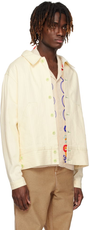 Jacka Bode Bode Greenskeeper Knolly Brook Jacket Gul | MRS25JA006, 1