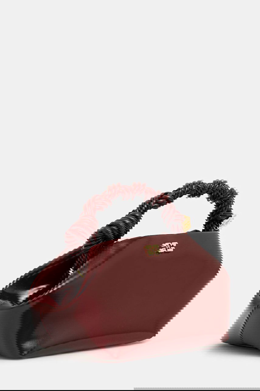 Handväska GANNI GANNI Bou Bag Small Patent Bourgogne | A6499, 1