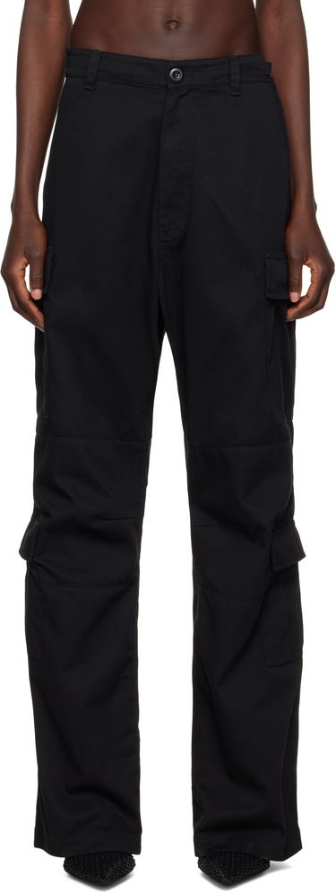 Cargo byxor Balenciaga Balenciaga Regular Fit Cargo Pants Svart | 814567 TRP09, 0