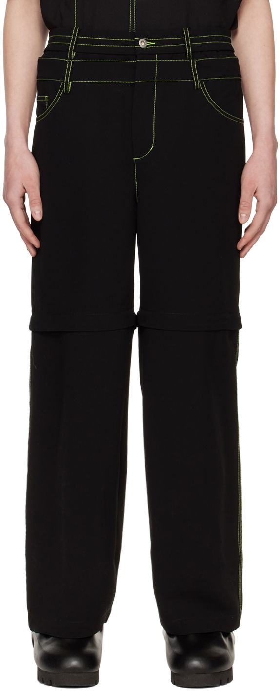 Byxor Feng Chen Wang Feng Chen Wang Convertible Trousers Svart | FMS15TR23