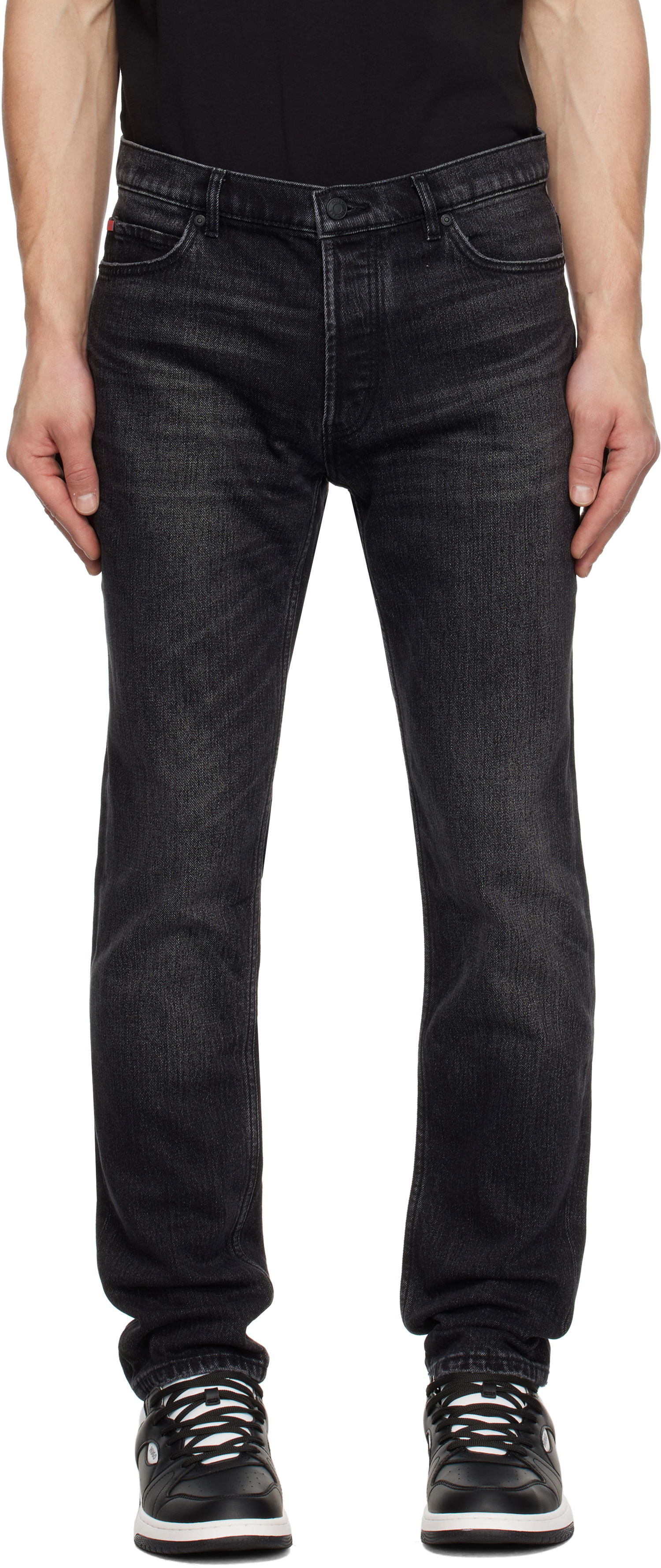 Jeans BOSS Hugo Tapered Jeans Svart | 50530632, 0