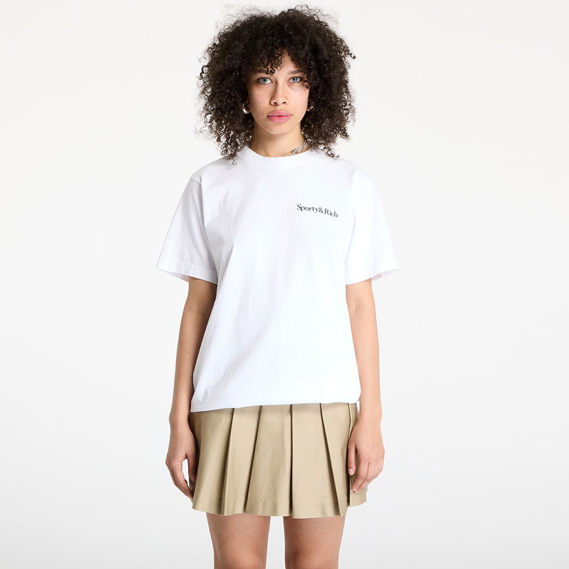 T-shirt Sporty & Rich Sporty & Rich Drink More Water T-Shirt Vit | TO043606300WH01