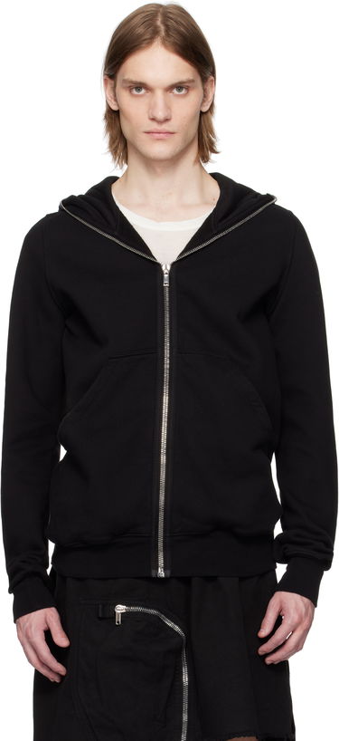 Sweatshirt Rick Owens Rick Owens DRKSHDW Hollywood Zip Hoodie Svart | DU01E3291 F, 0