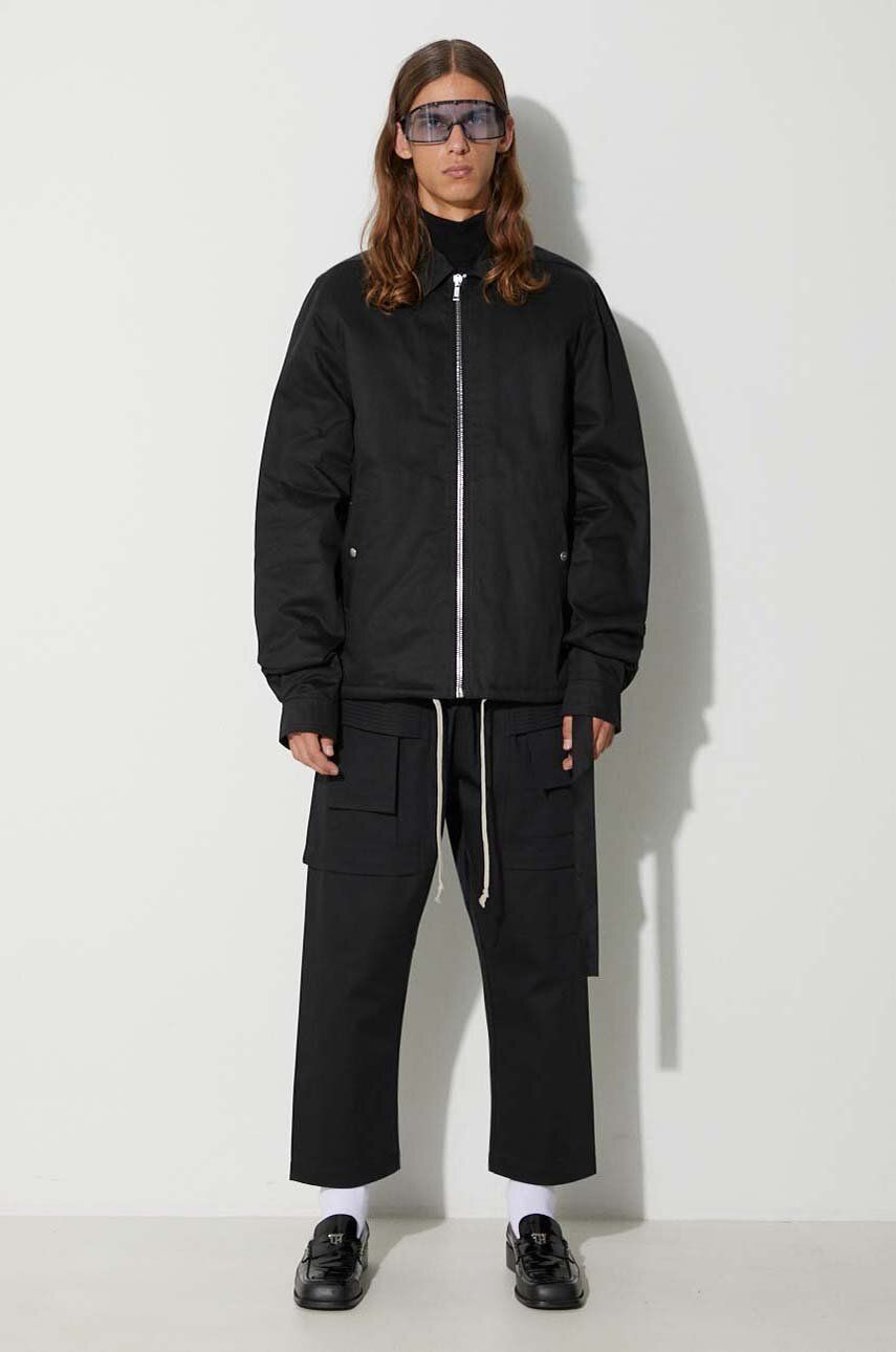 Jacka Rick Owens Cotton Jacket Svart | DU02C5783.TW, 1