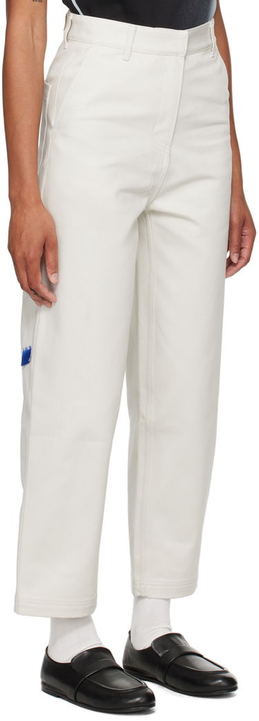 Byxor ADER ERROR Patch Trousers Vit | BMSGFYBT0101IV, 4