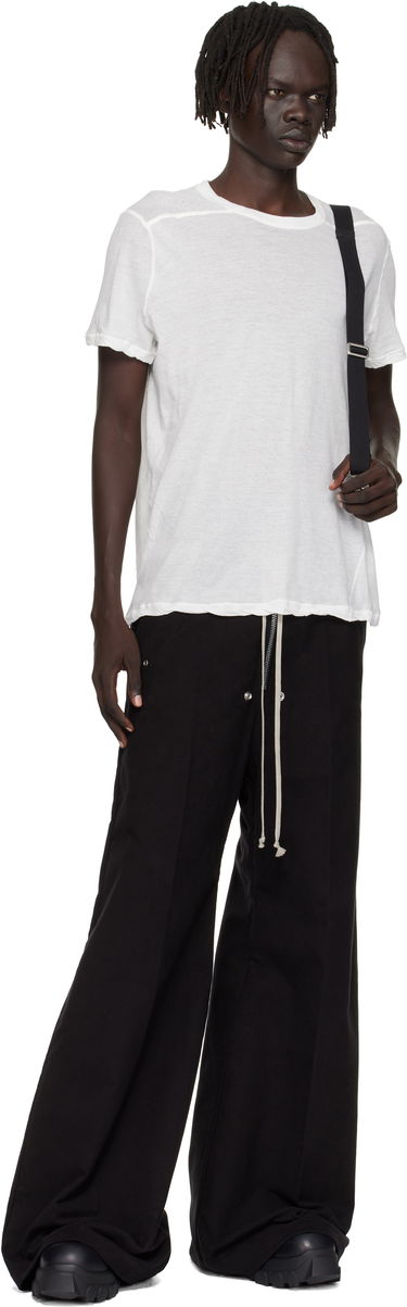 T-shirt Rick Owens Rick Owens Concordians Short Level T-Shirt Vit | RU02E1265 UC, 3