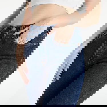 Jeans Levi's 501 Crop Salsa Stonewash Mörkblå | 36200-0179, 4