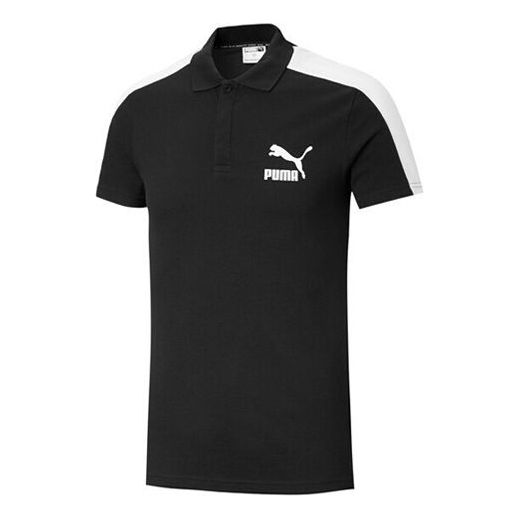 Polotröja Puma Iconic T7 Men's Polo Shirt Svart | 598250-01, 0