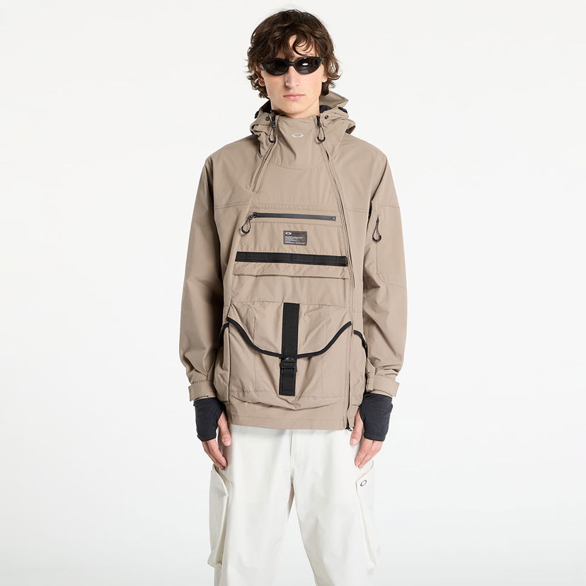 Jacka OAKLEY Oakley FGL Stroke Anorak Jacket Beige | FOA408118-881