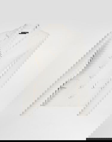 Jacka Dolce & Gabbana Dolce & Gabbana Dolce Double Crepe Jacket Vit | F26CHTFU207W3789, 0