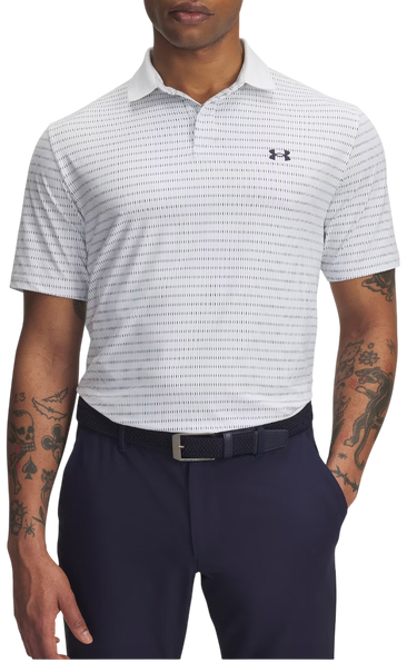 Polotröja Under Armour Drive Chill Printed Polo Vit | 1389597-102, 0