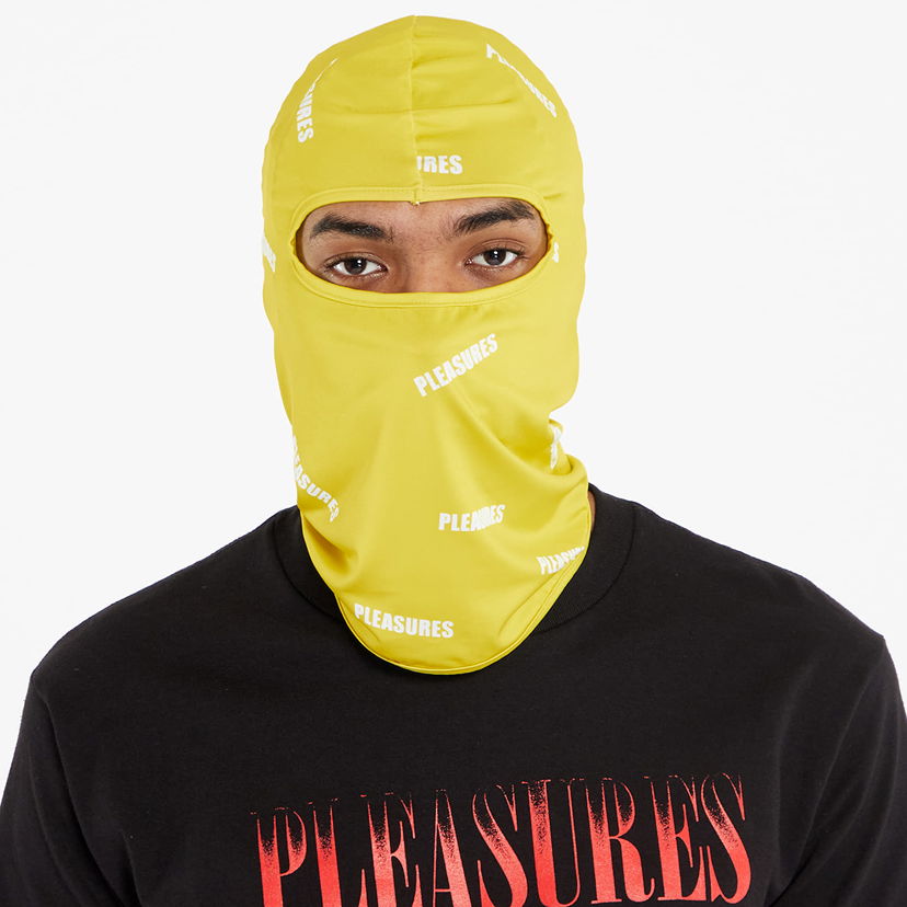 Mössa Pleasures Mini Stamp Balaclava Gul | P23W068 LIME