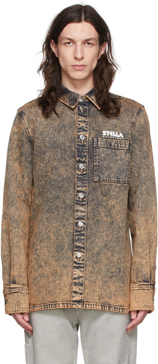 Skjorta Stella McCartney Stella McCartney Denim Shirt Brun | 6040903SOH82