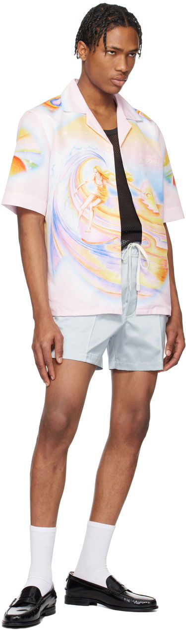 Skjorta Casablanca Casablanca Psychedelic Nirvana Swim Shirt Rosa | MS25-SWM-048-01, 3