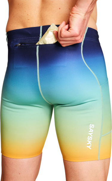 Strumpor Saysky Drip Dye Combat+ Short Tights 7" Flerfärgad | nmrst33c-1032, 2