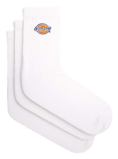 Strumpor Dickies 3-Pack Socks Vit | DK0A4Y9OWHX1