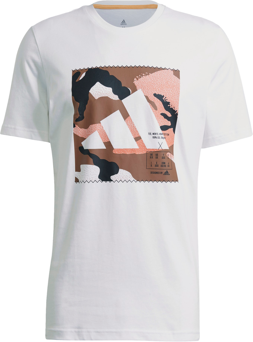 T-shirt adidas Originals T-Shirt Camo Vit | gq8306