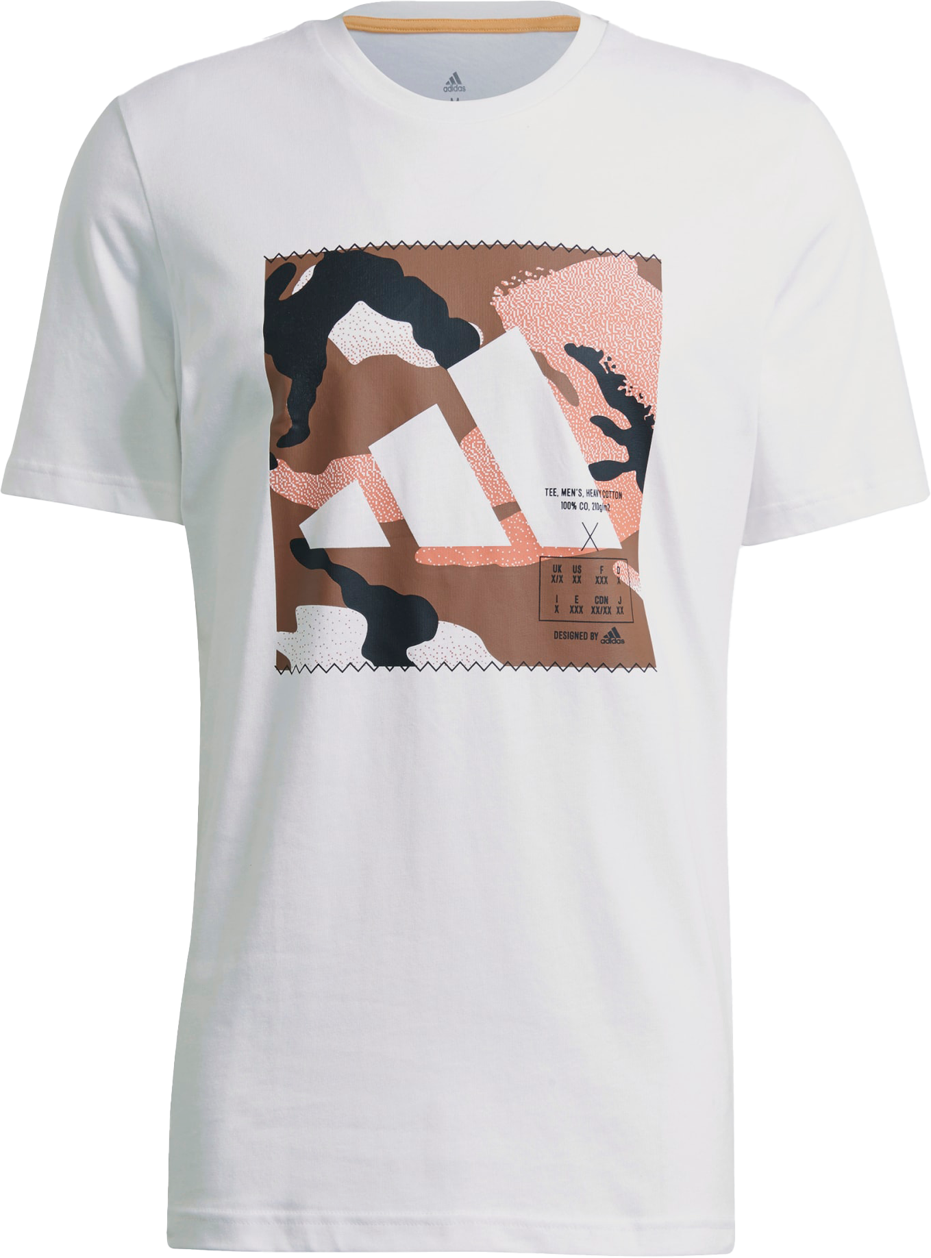 T-shirt adidas Originals T-Shirt Camo Vit | gq8306, 0