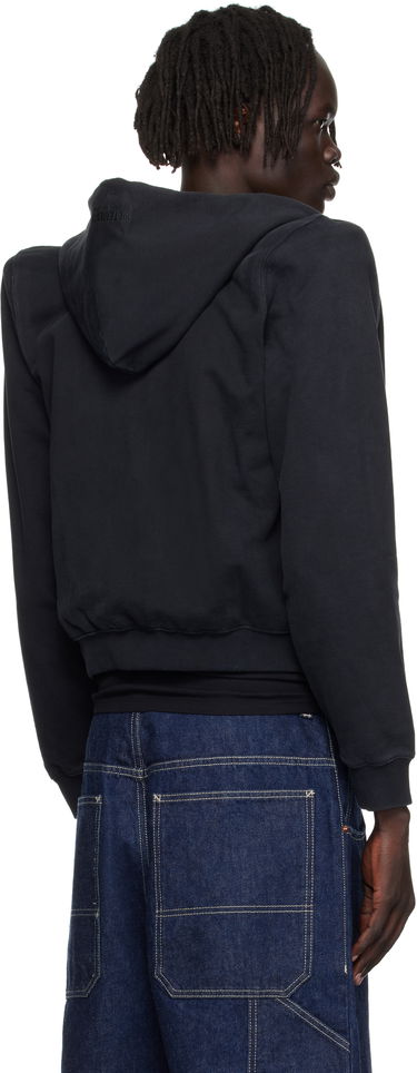 Sweatshirt VETEMENTS Vetements Cradle of Filth Logo Extreme Shoulder Zip-Up Hoodie Svart | UCF76ZU170B, 2