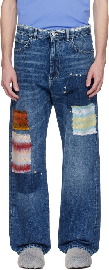 Jeans Marni Marni Patchwork Denim Jeans Blå | PUJU0021LX USCX01, 0