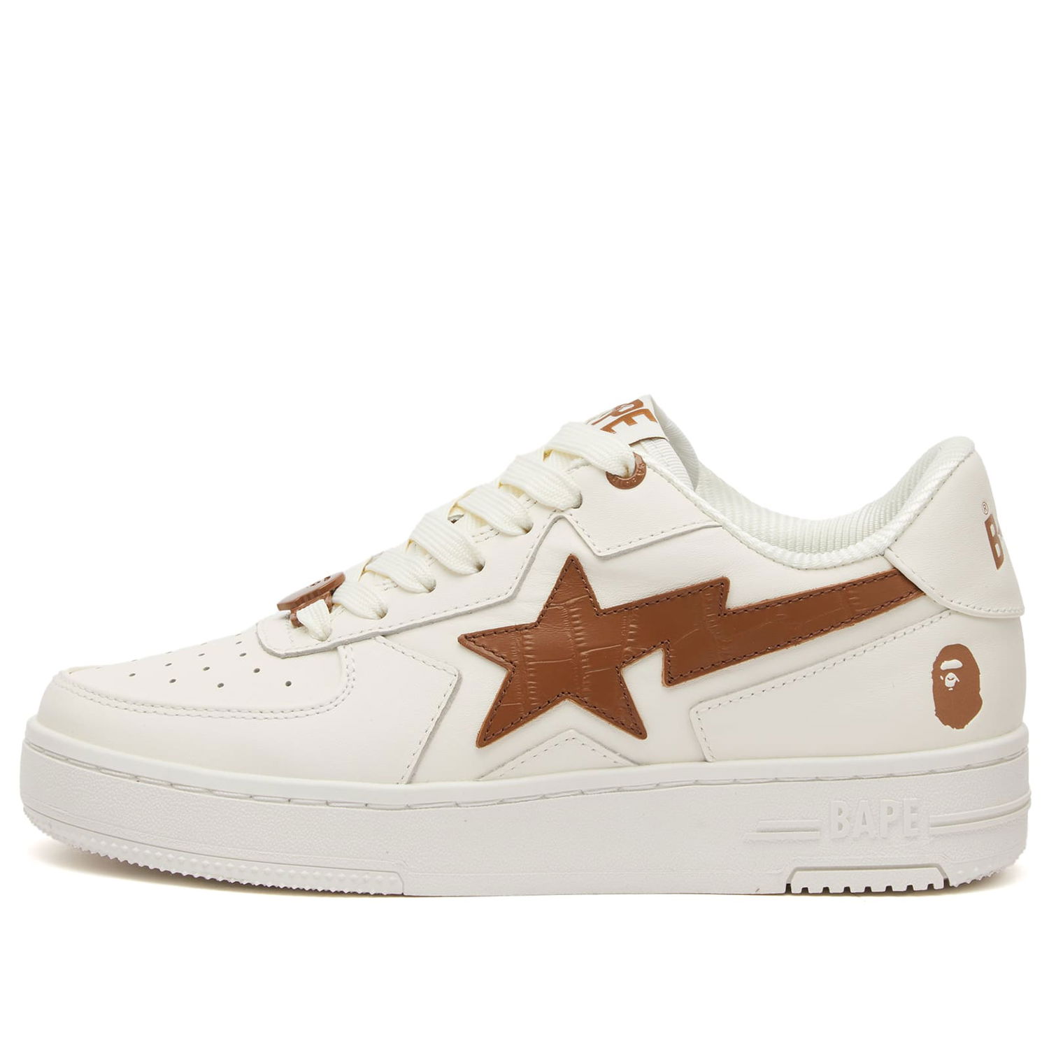 Sneakers och skor BAPE Bathing Ape Sta Icon #1 Size UK 3.5 Vit | 001FWL302305L-BRW, 1